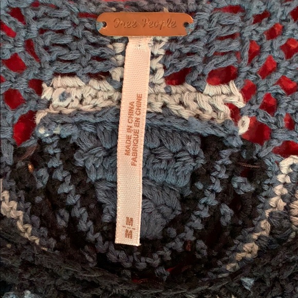 Free People Vintage Boho Crochet & Knit Dress - Picture 3 of 9